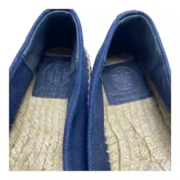 Tory Burch Espadrille navy blue size 8 - Picture 5 of 8